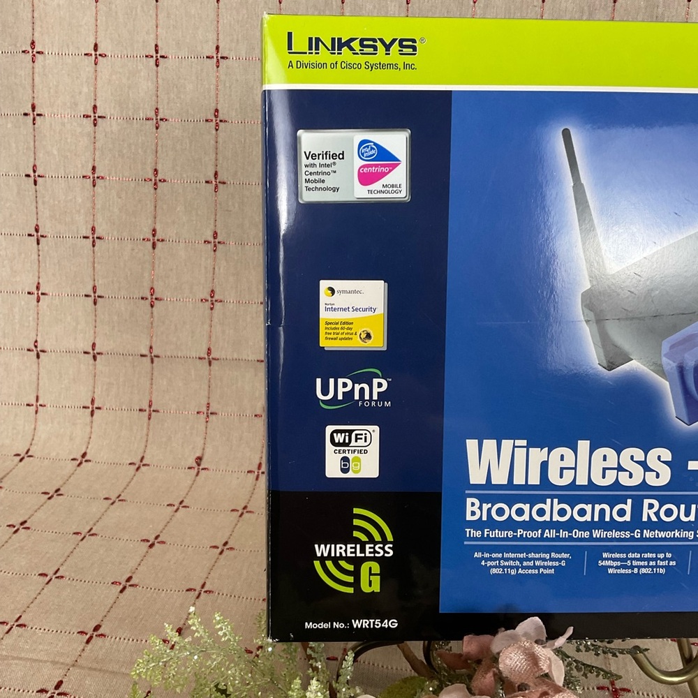 Linksys WRT54G Wireless-G Broadband Router in Original Box NEW - Picture 3 of 9